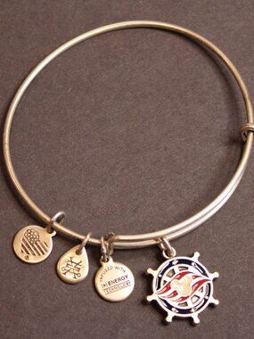 Alex and Ani silver Disney Cruise Line single bangle
